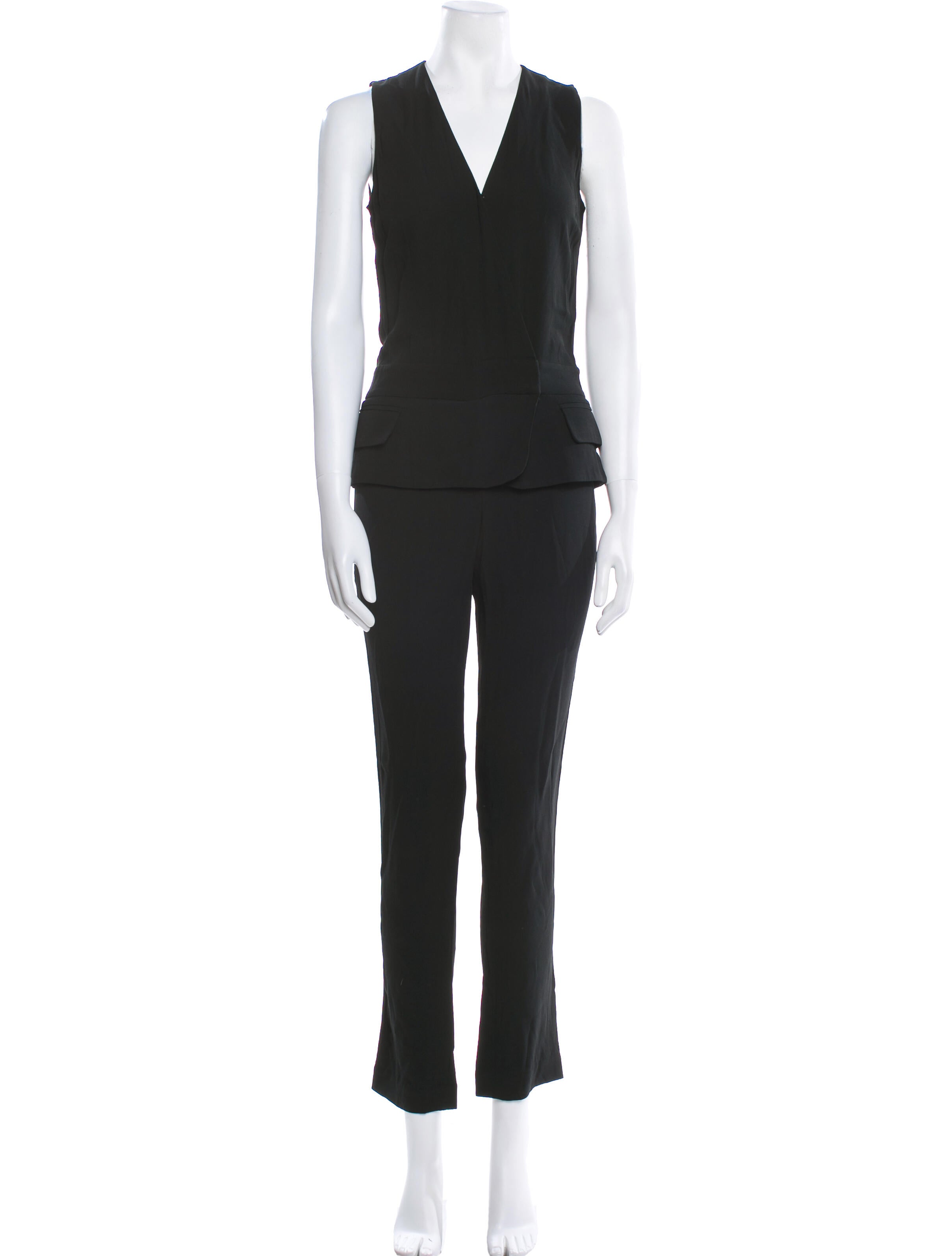 A.L.C. V-Neck Jumpsuit