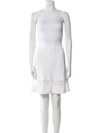 A.L.C. Striped Lasercut Accents Skirt Set