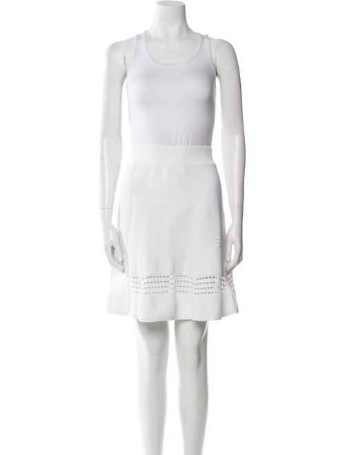 A.L.C. Striped Lasercut Accents Skirt Set