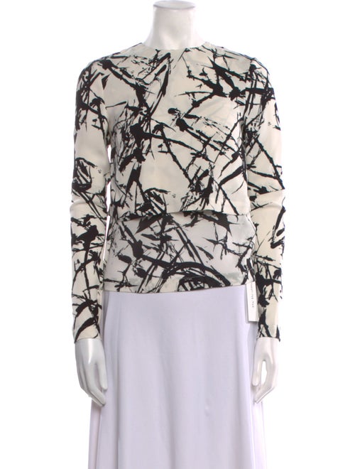 A.L.C. Silk Printed Blouse