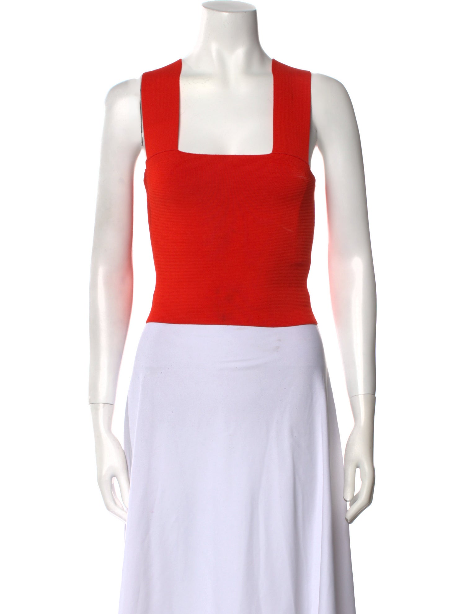 A.L.C. Square Neckline Sleeveless Crop Top