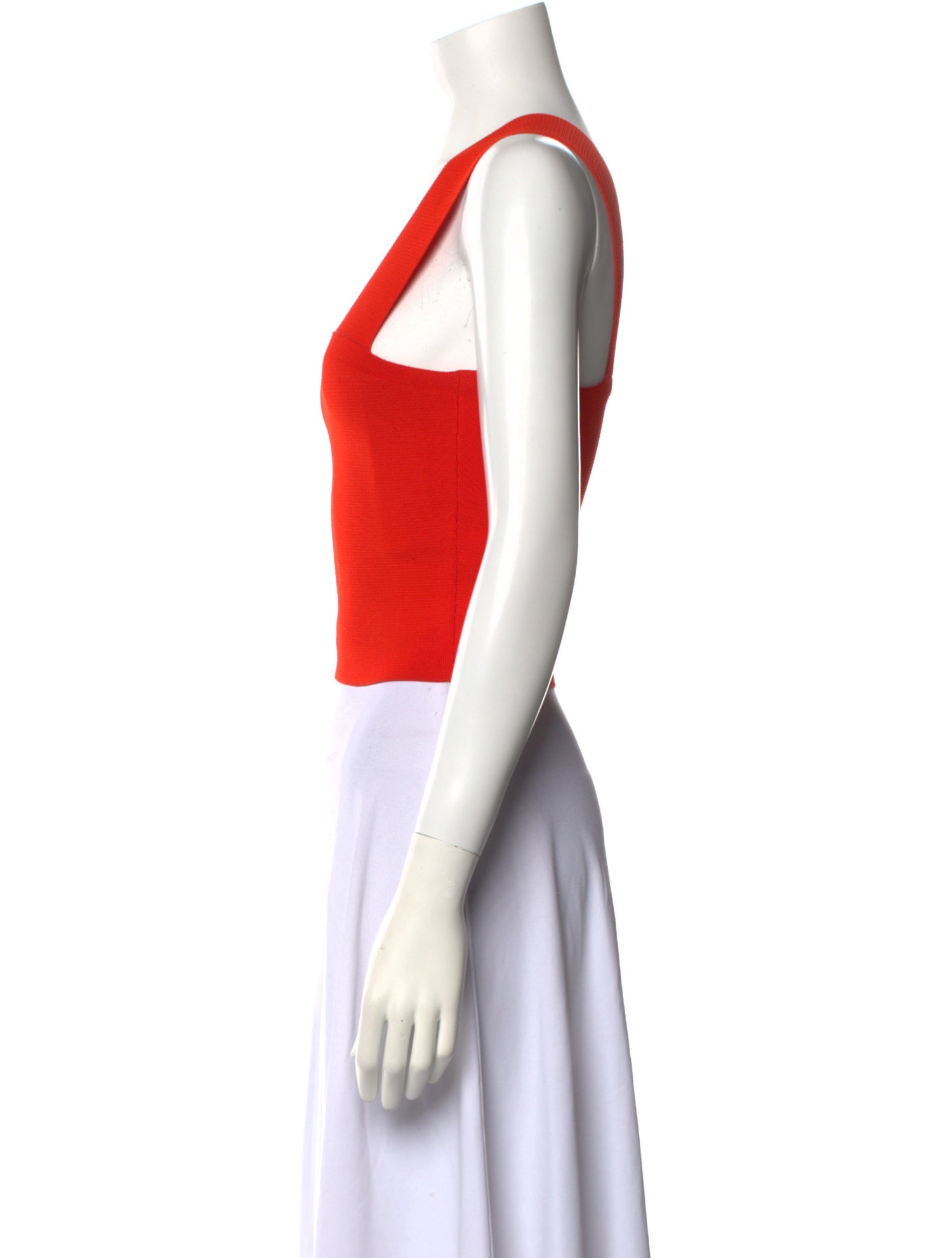 A.L.C. Square Neckline Sleeveless Crop Top