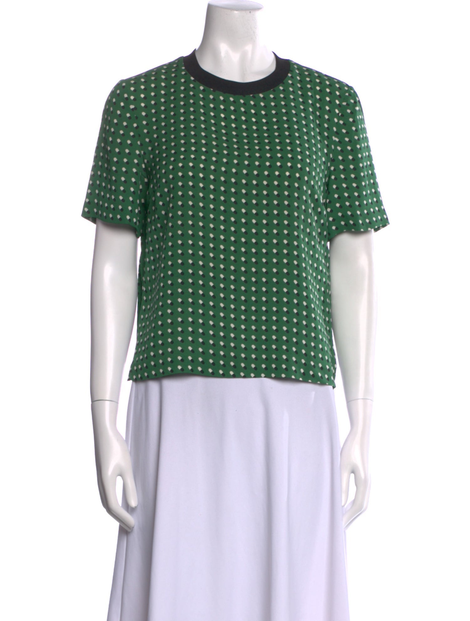 A.L.C. Silk Printed Top