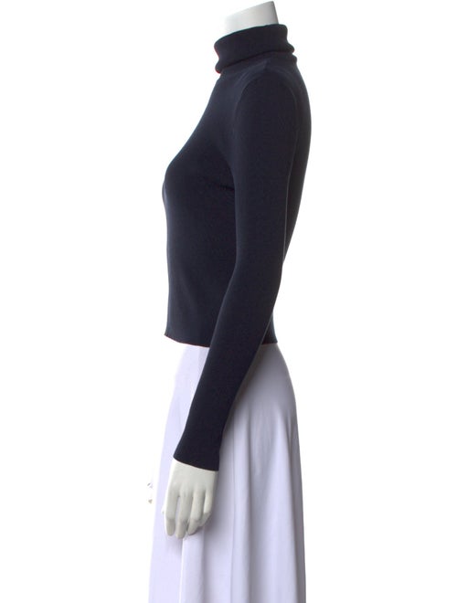 A.L.C. Turtleneck Long Sleeve Crop Top