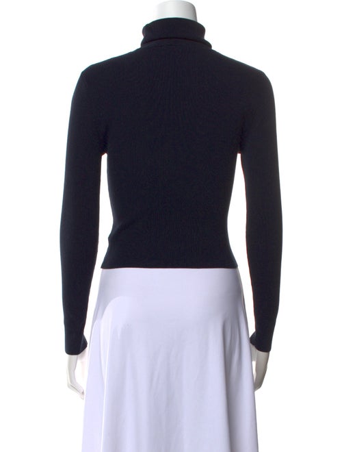 A.L.C. Turtleneck Long Sleeve Crop Top