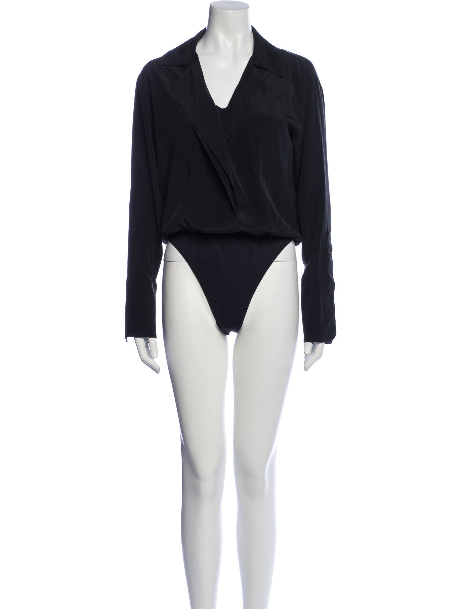 A.L.C. Silk V-Neck Bodysuit
