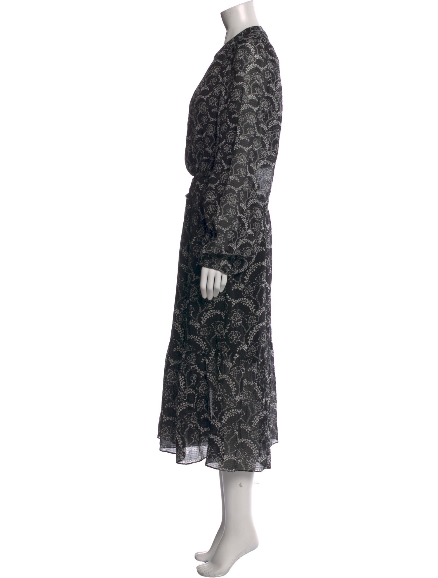 A.L.C. Paisley Print Long Dress