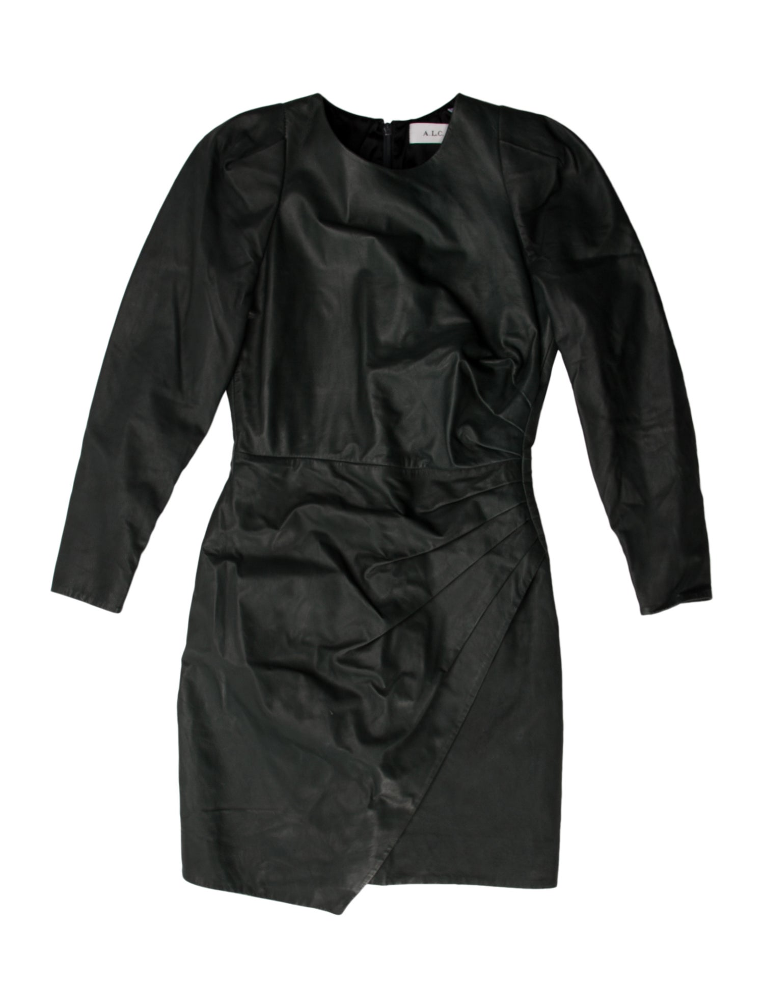 A.L.C. Lamb Leather Mini Dress