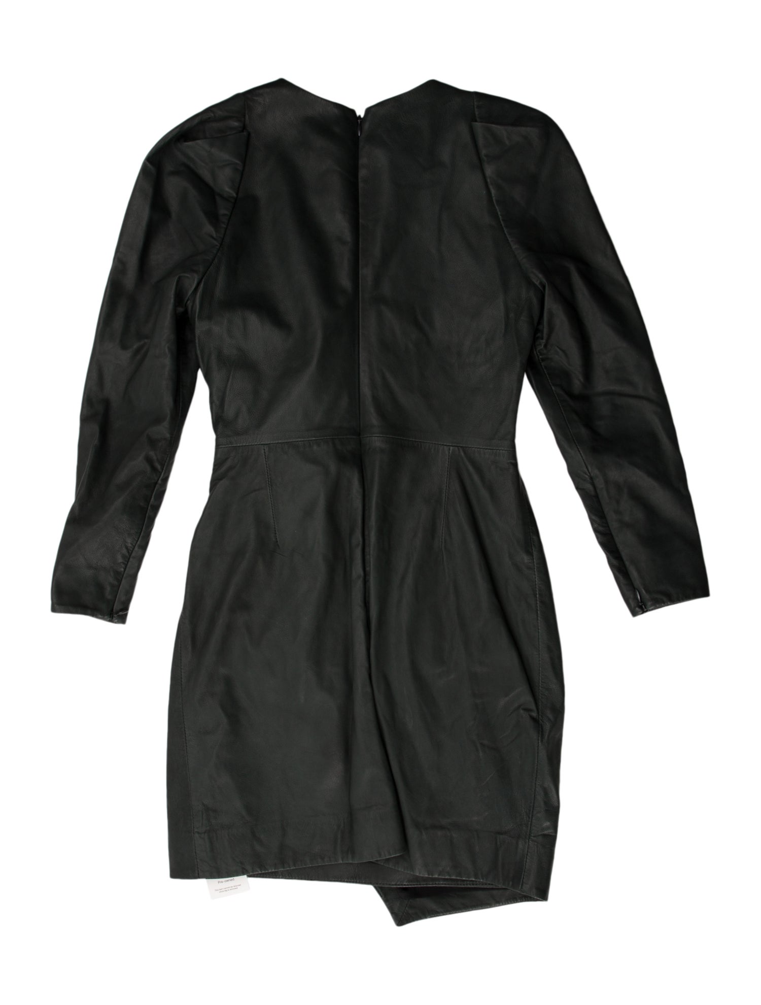 A.L.C. Lamb Leather Mini Dress