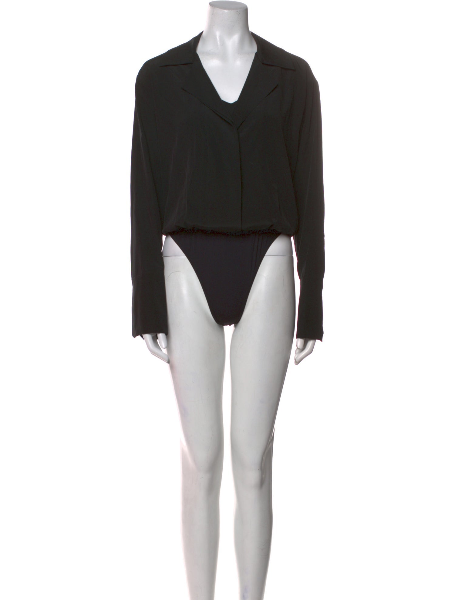 A.L.C. Silk Long Sleeve Bodysuit