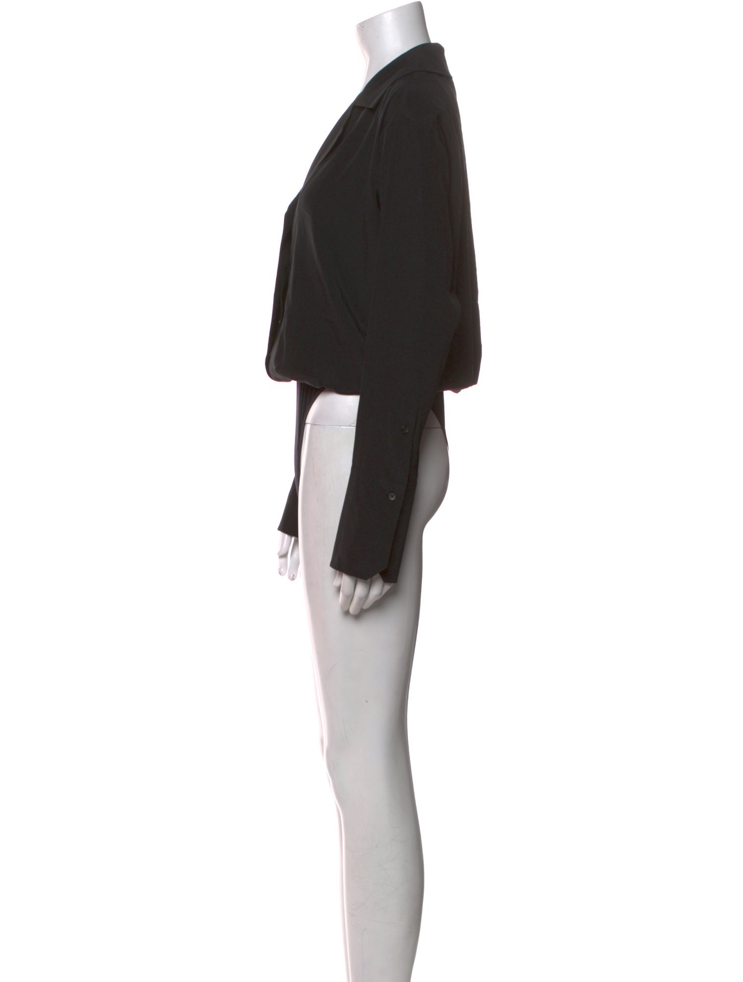 A.L.C. Silk Long Sleeve Bodysuit