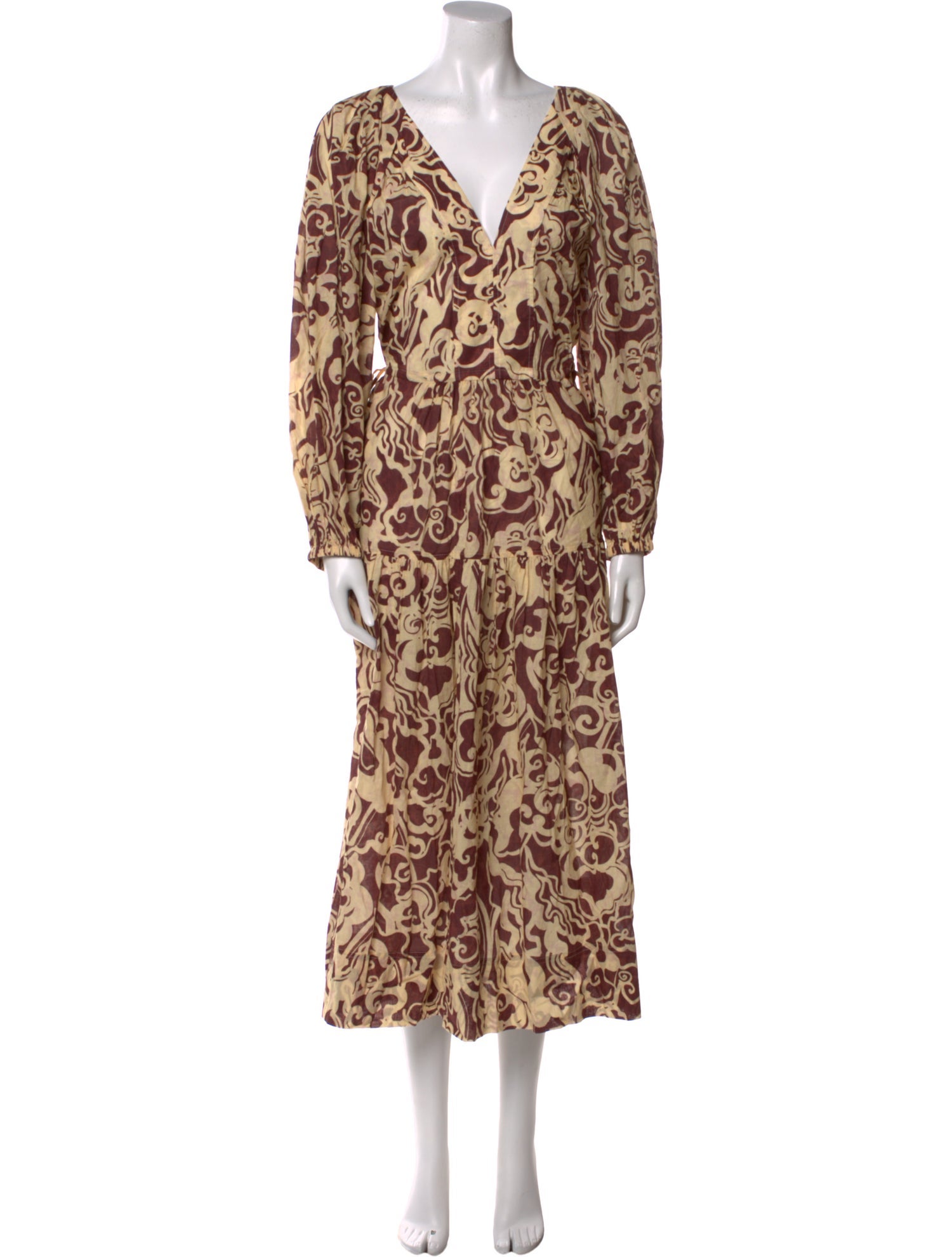 A.L.C. Printed Long Dress