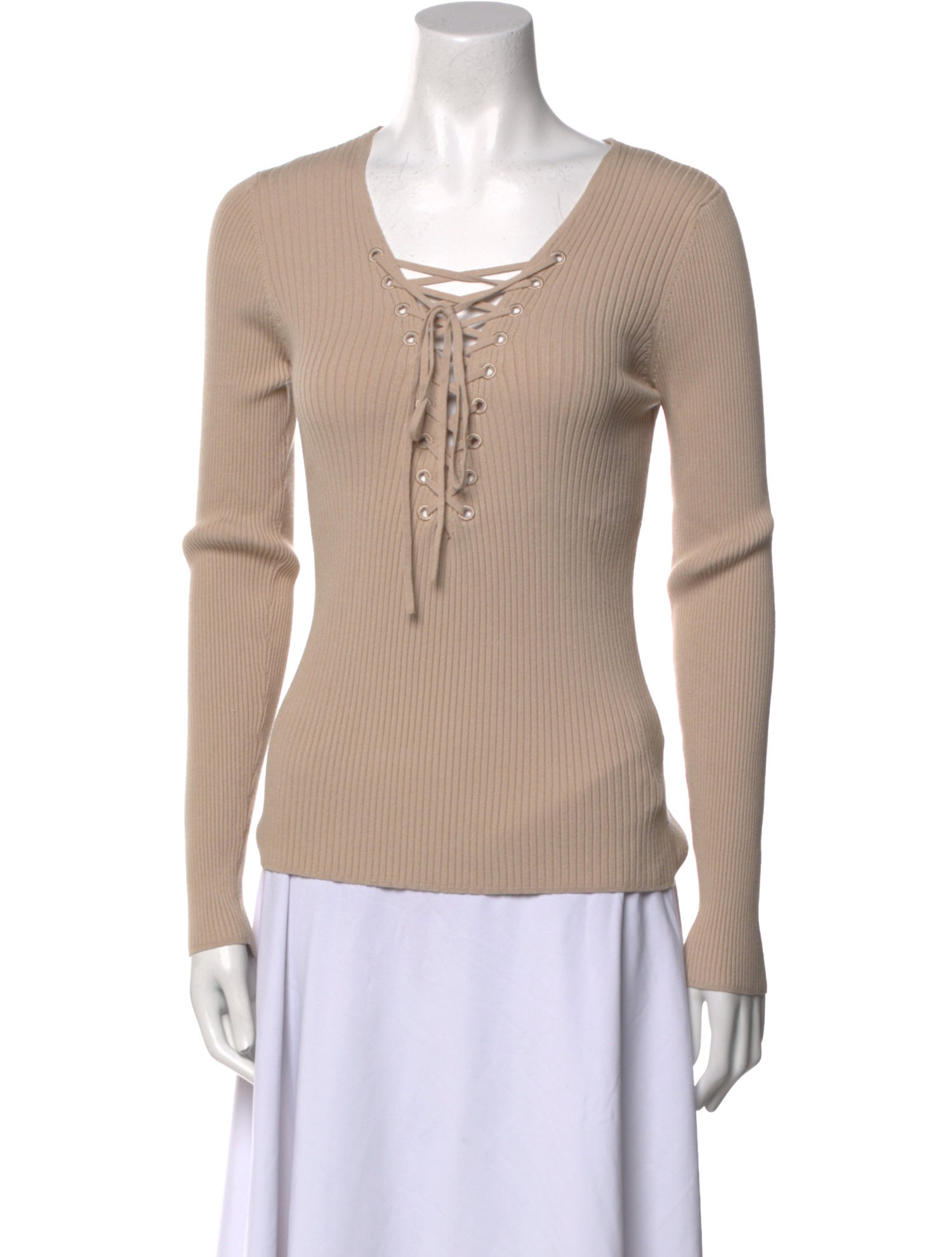 A.L.C. Scoop Neck Long Sleeve Top