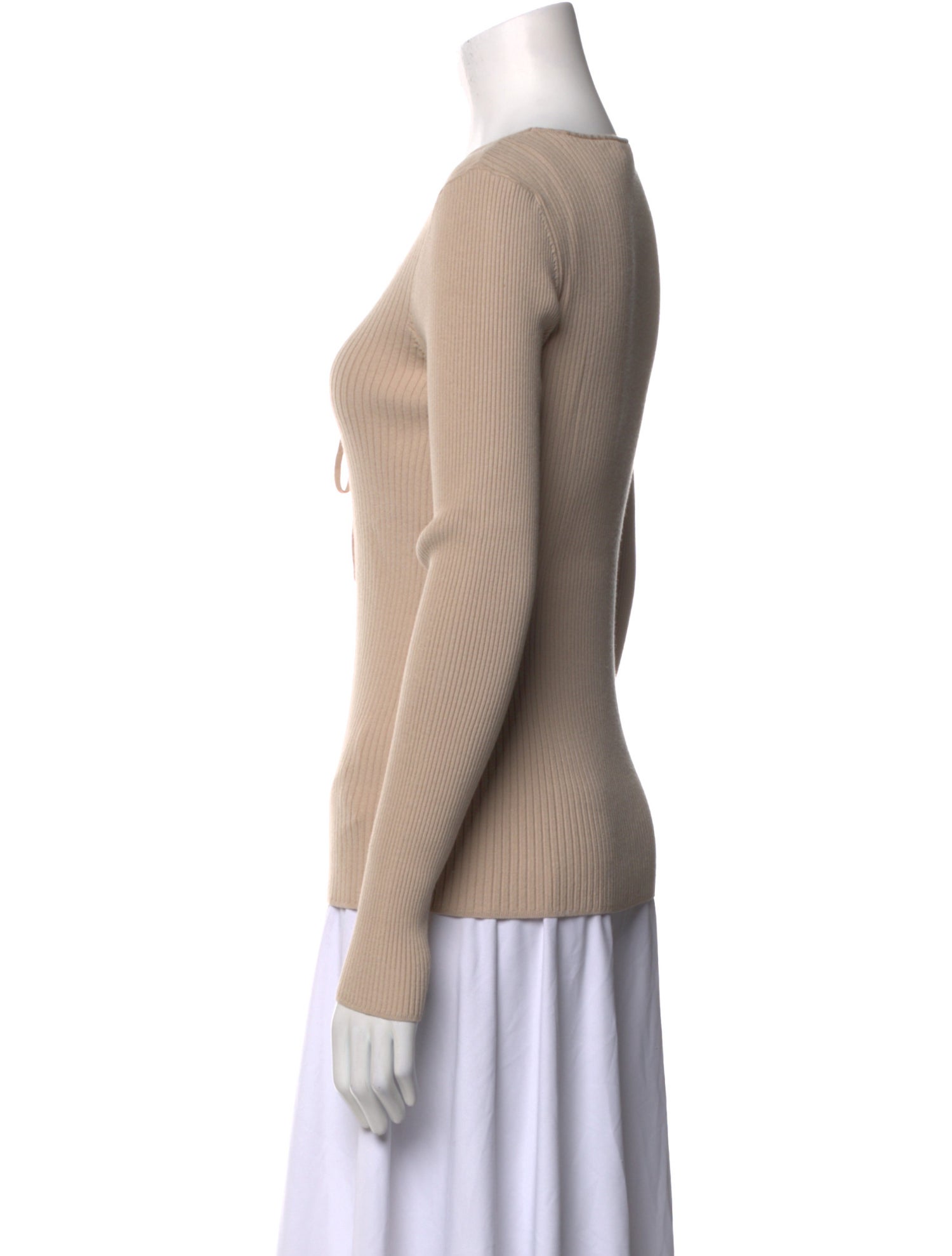 A.L.C. Scoop Neck Long Sleeve Top