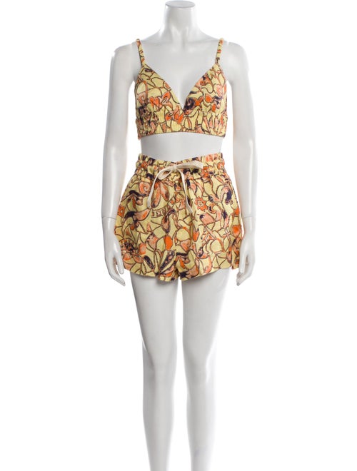 A.L.C. Linen Printed Short Set