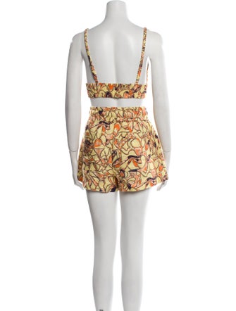 A.L.C. Linen Printed Short Set