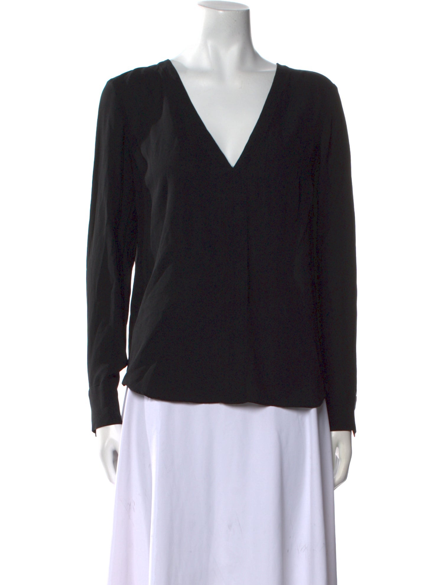 A.L.C. Silk V-Neck Blouse