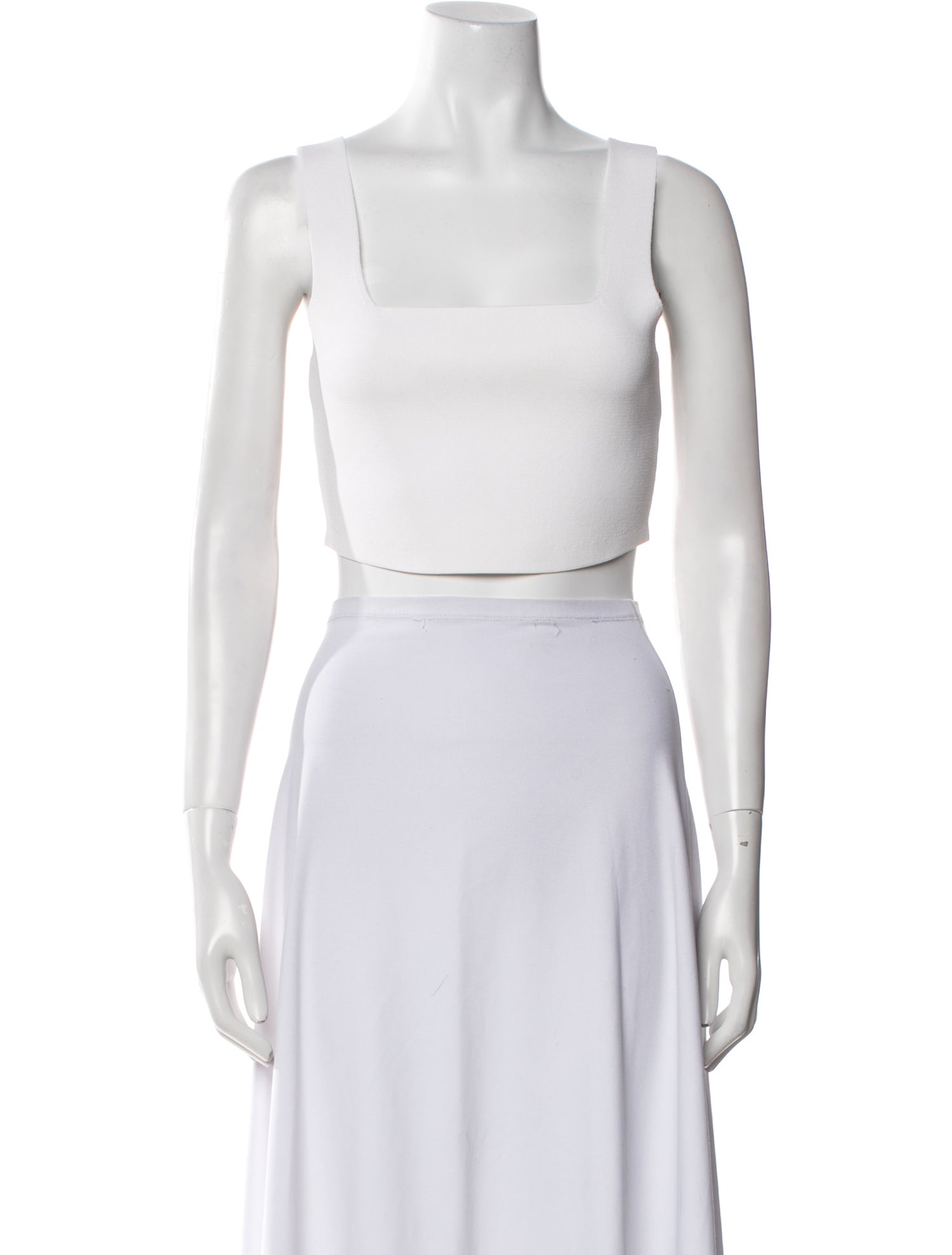 A.L.C. Square Neckline Sleeveless Crop Top