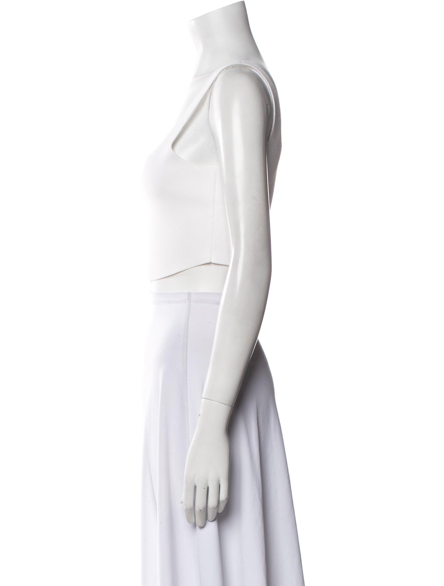 A.L.C. Square Neckline Sleeveless Crop Top