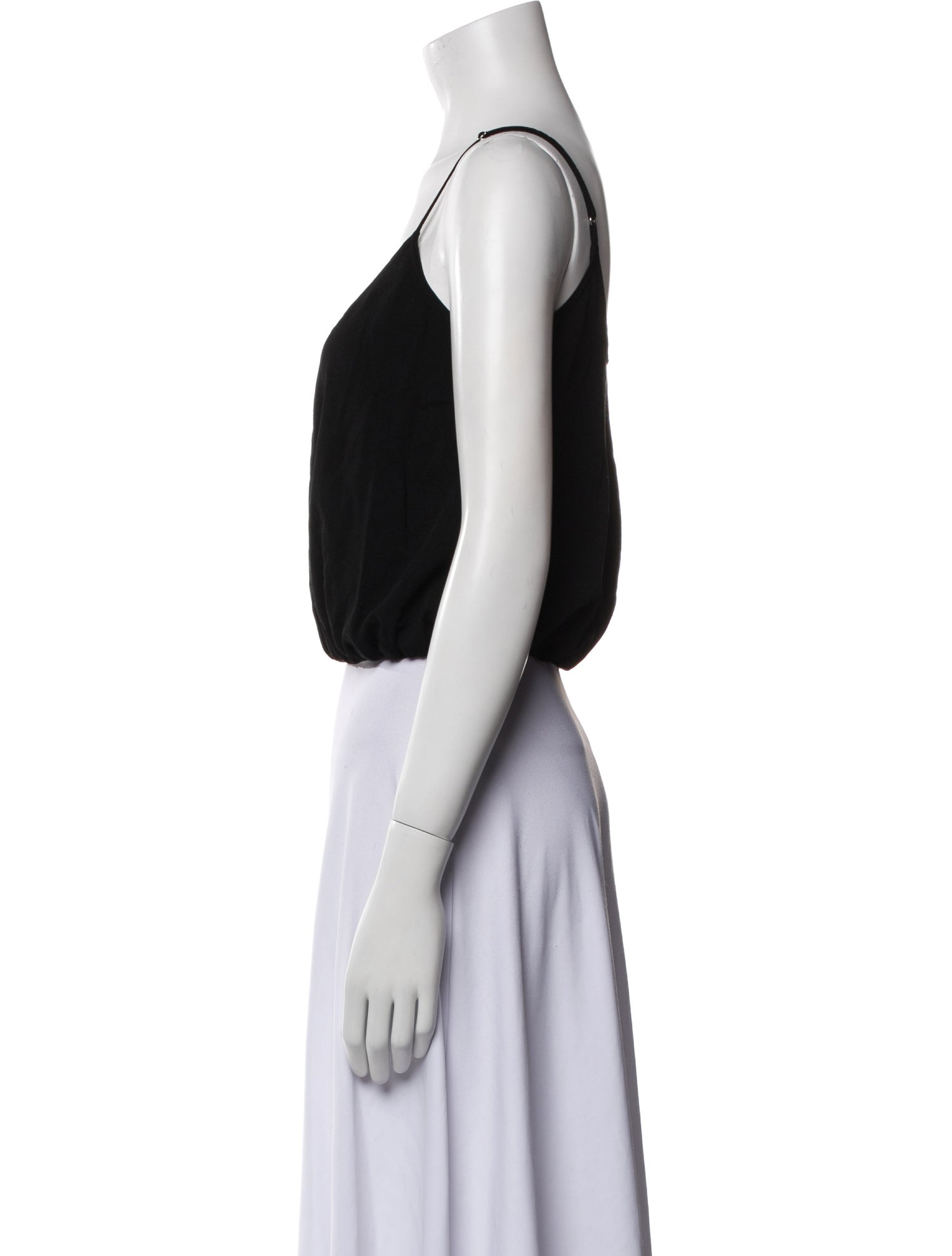 A.L.C. Scoop Neck Sleeveless Crop Top