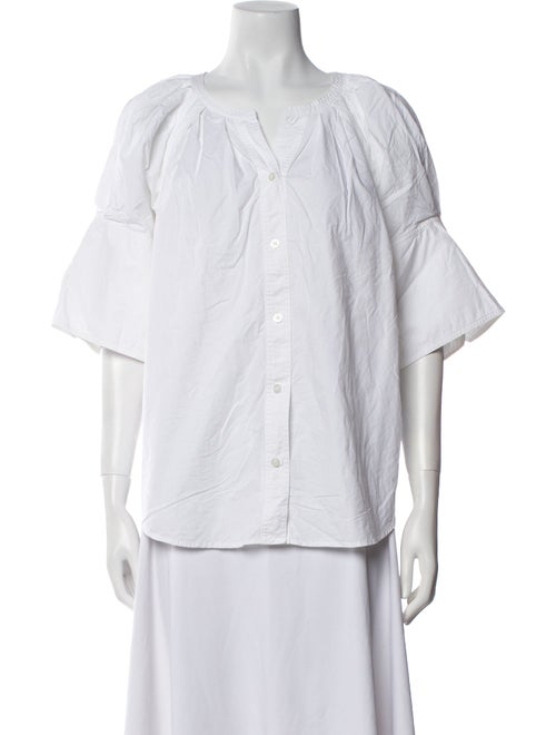 A.L.C. Three-Quarter Sleeve Button-Up Top