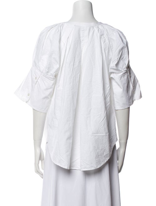 A.L.C. Three-Quarter Sleeve Button-Up Top