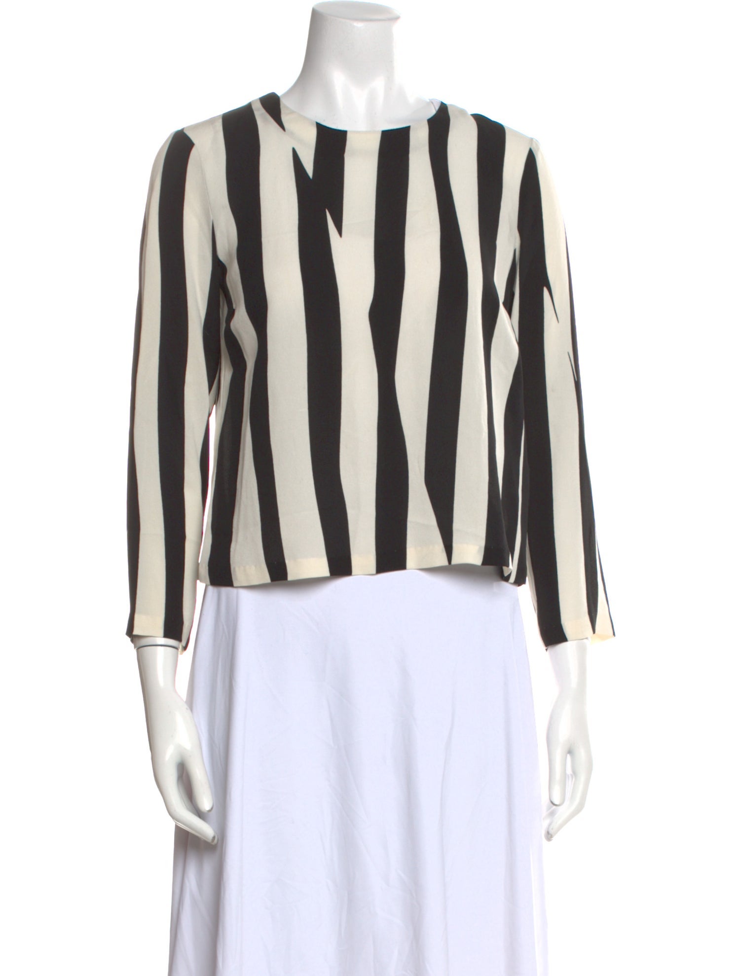 A.L.C. Silk Striped Top w/ Tags