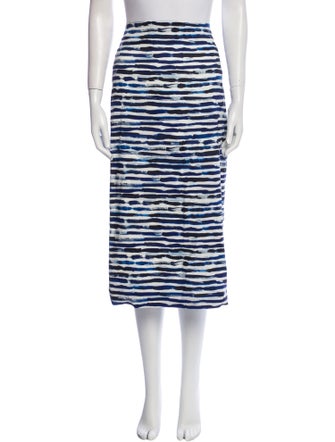 A.L.C. Linen Midi Length Skirt