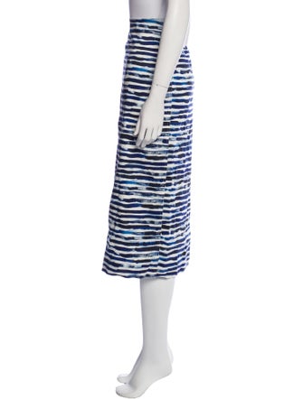 A.L.C. Linen Midi Length Skirt