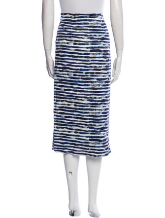 A.L.C. Linen Midi Length Skirt