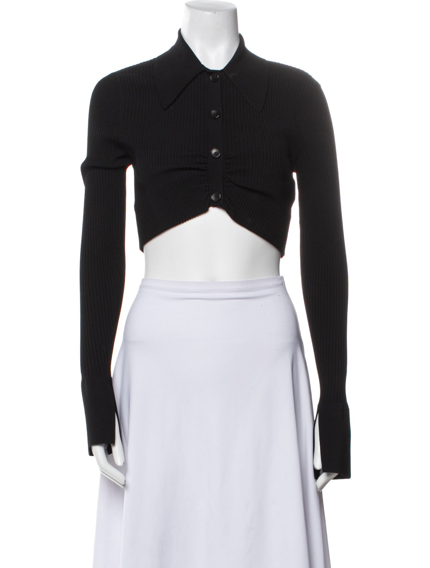 A.L.C. Long Sleeve Crop Top