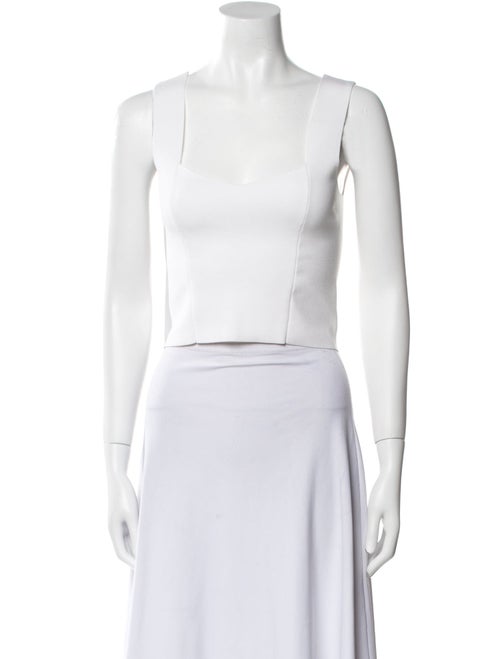 A.L.C. Square Neckline Sleeveless Crop Top