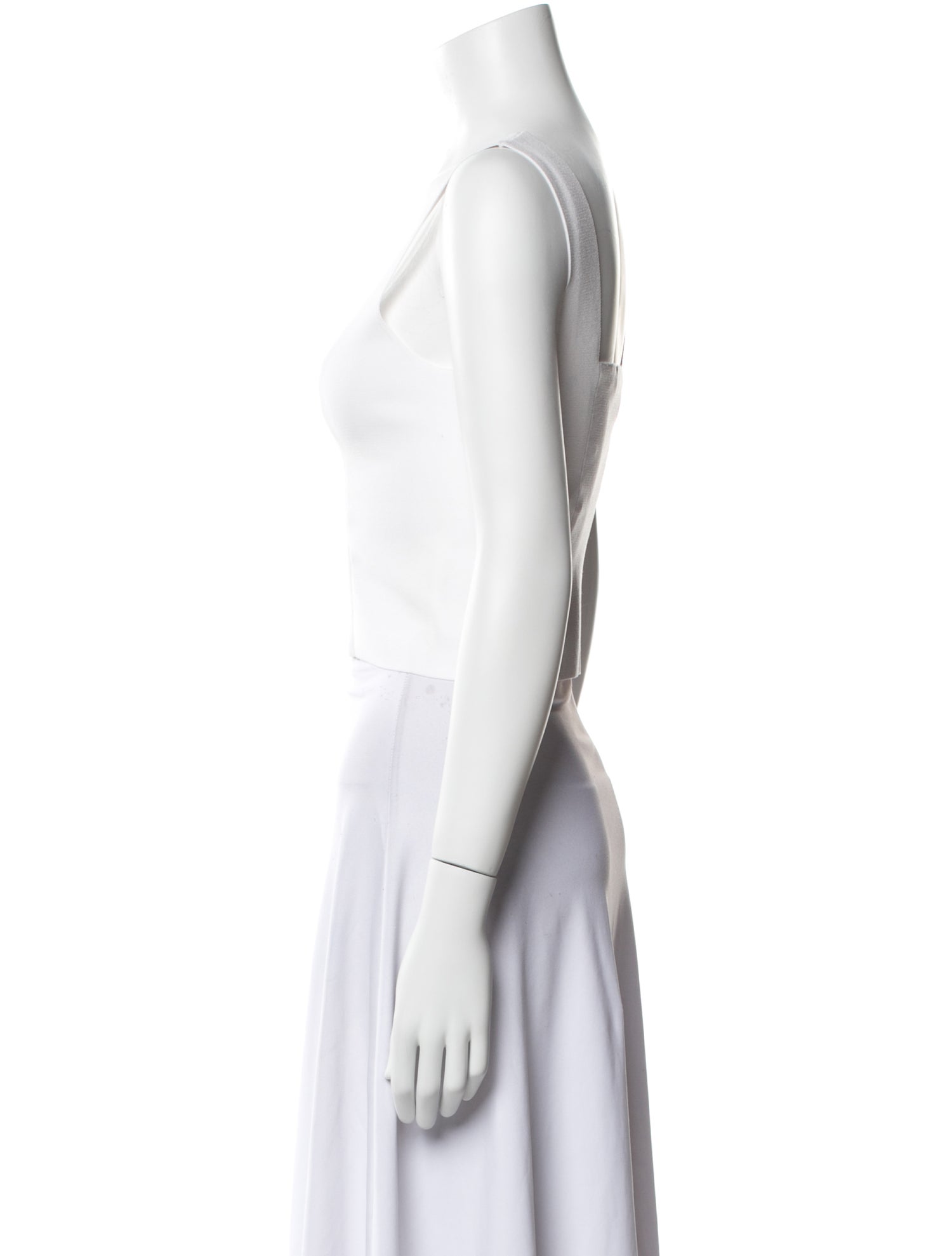 A.L.C. Square Neckline Sleeveless Crop Top