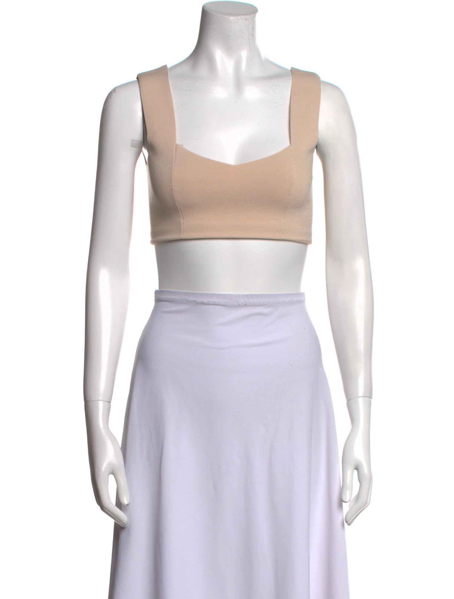 A.L.C. Square Neckline Sleeveless Crop Top