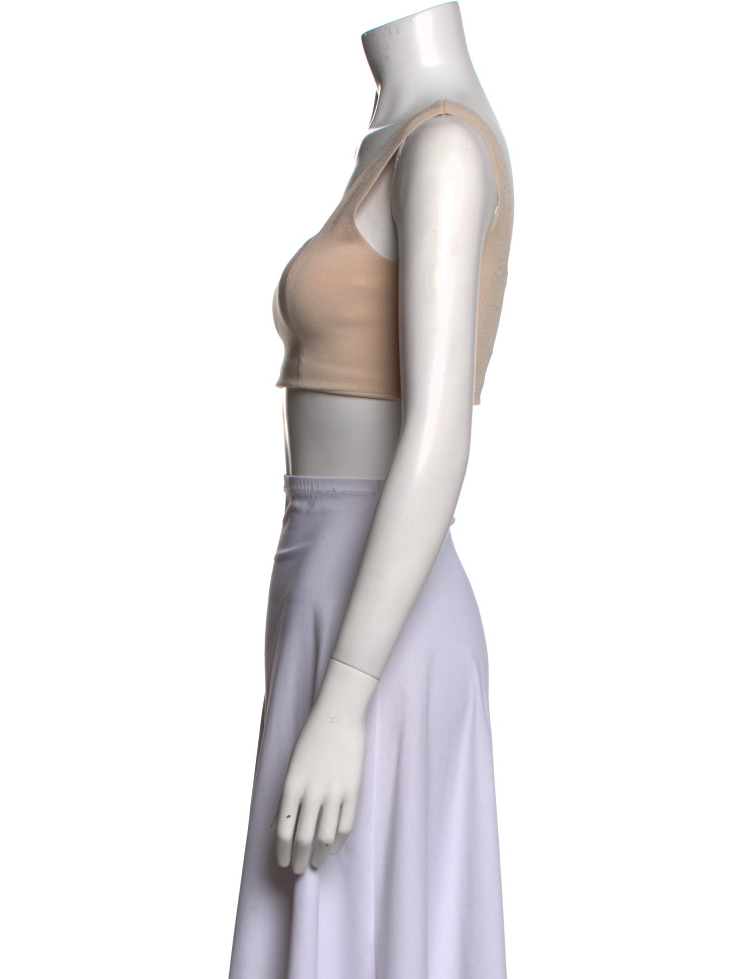 A.L.C. Square Neckline Sleeveless Crop Top