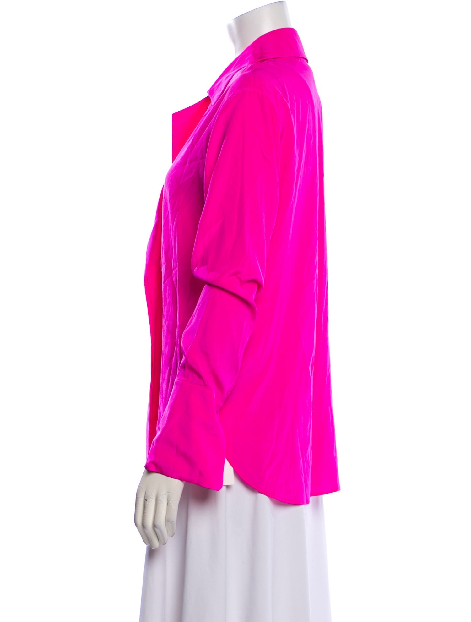 A.L.C. Silk Long Sleeve Blouse