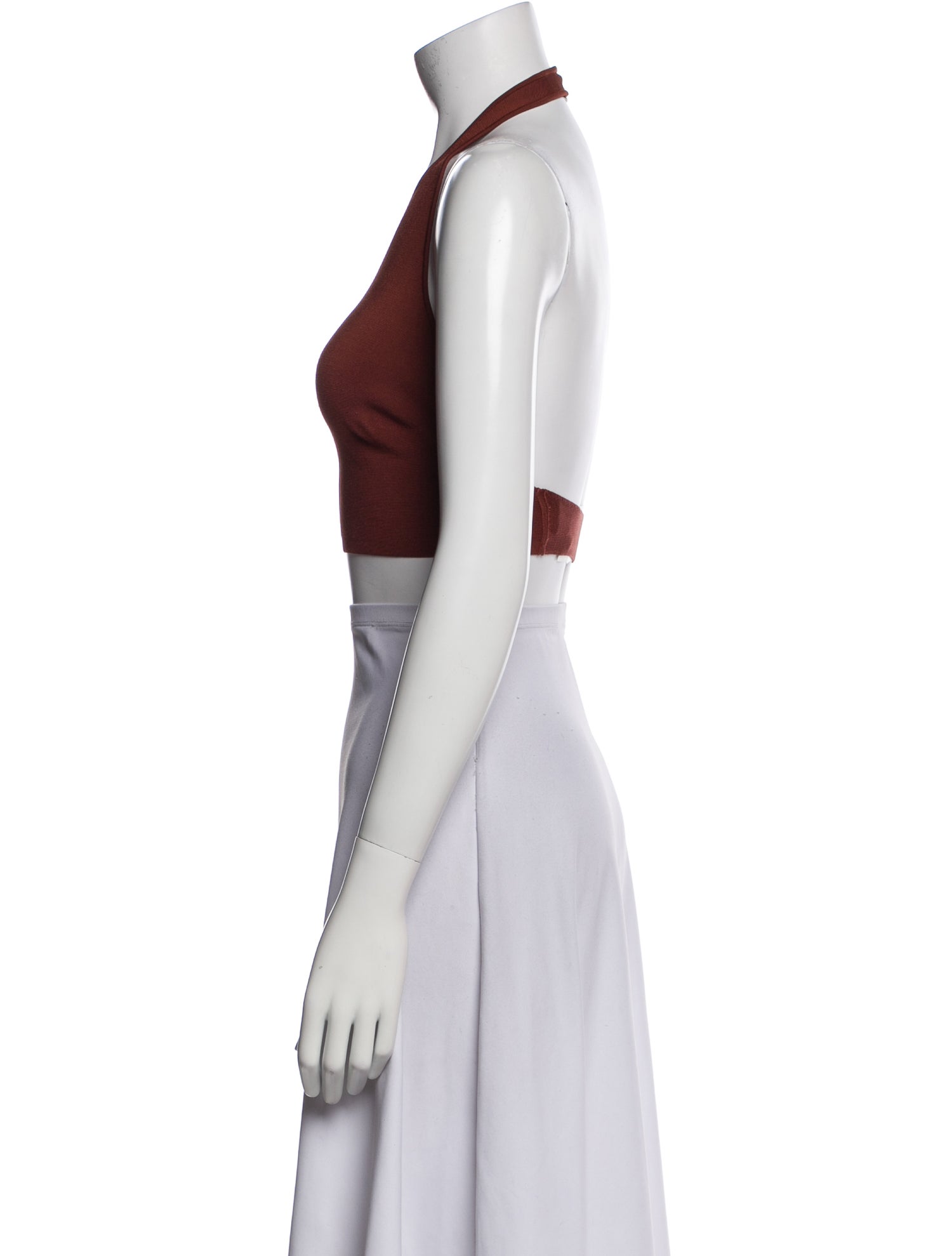A.L.C. Halterneck Sleeveless Crop Top