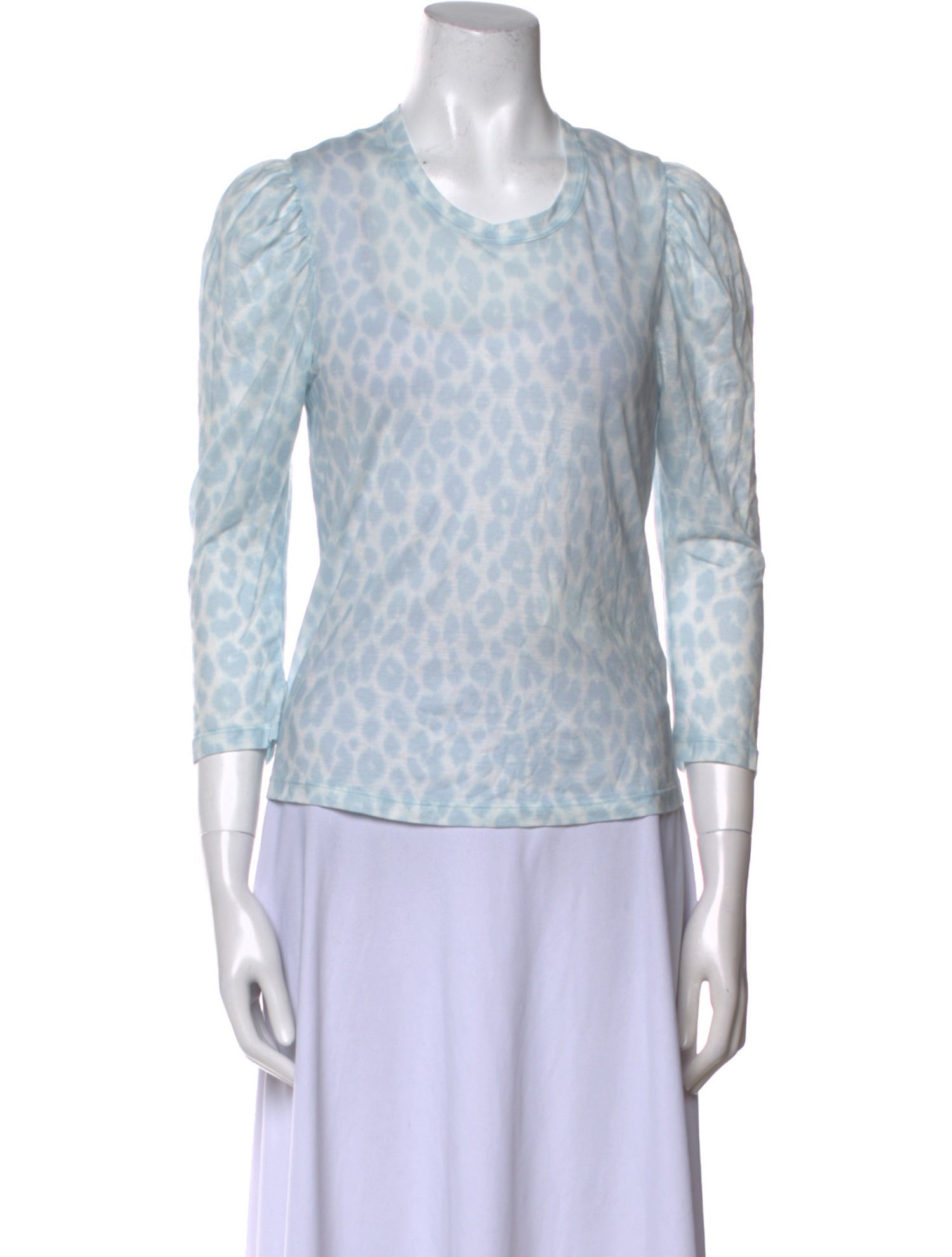 A.L.C. Animal Print Crew Neck Top w/ Tags