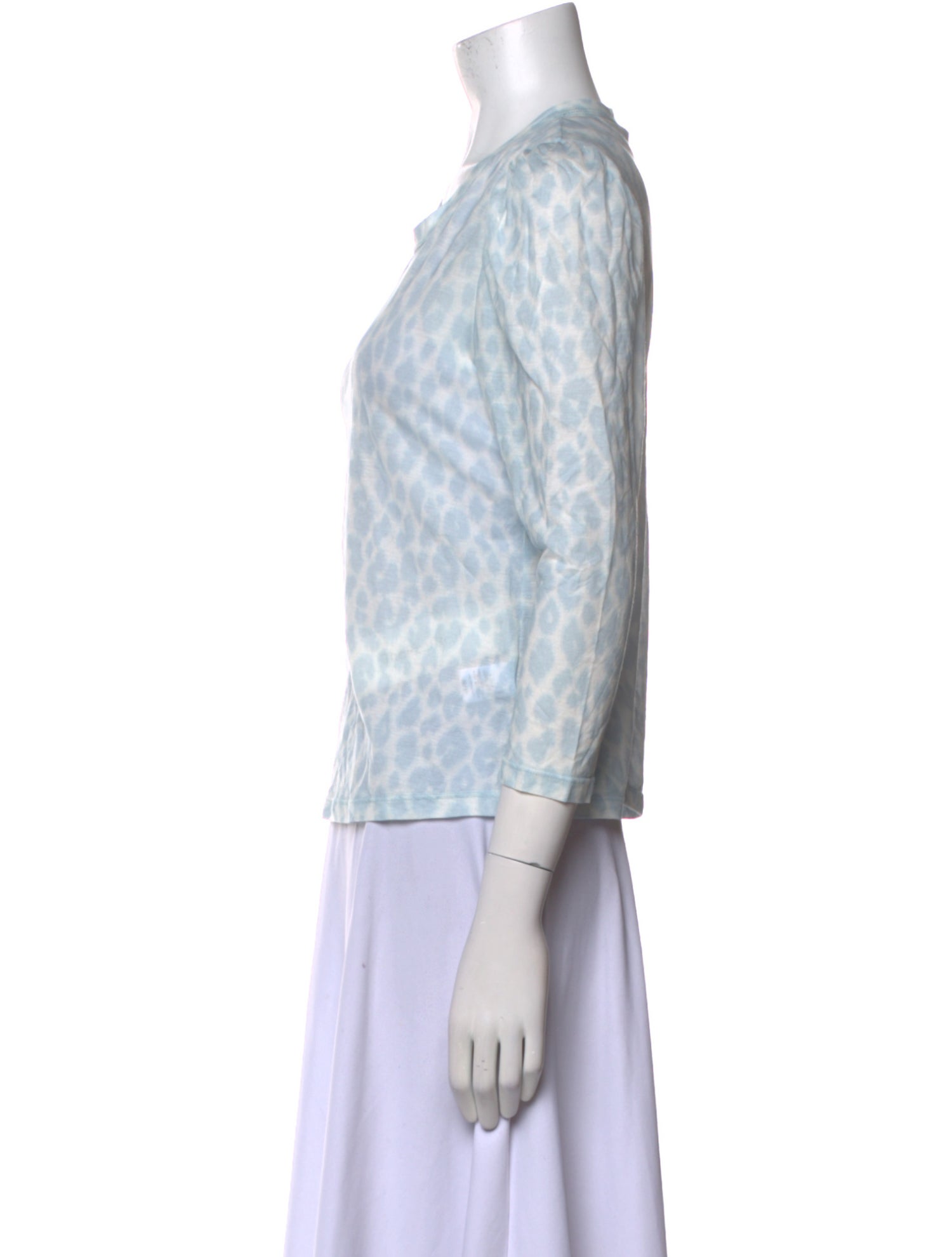 A.L.C. Animal Print Crew Neck Top w/ Tags