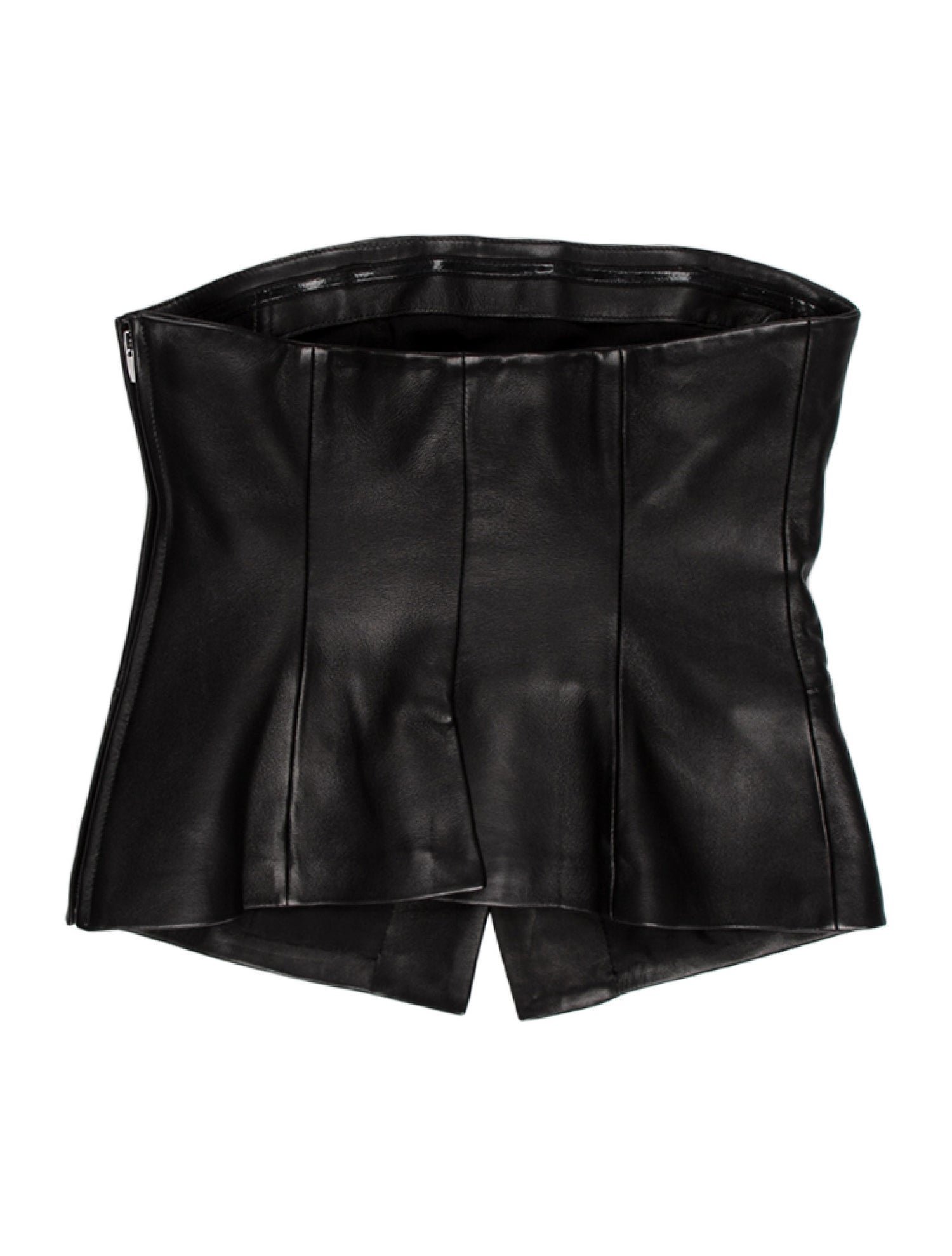 A.L.C. Leather Strapless Crop Top w/ Tags