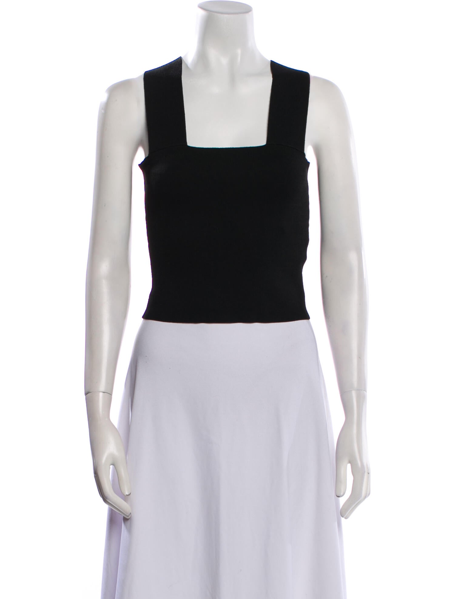 A.L.C. Square Neckline Sleeveless Crop Top