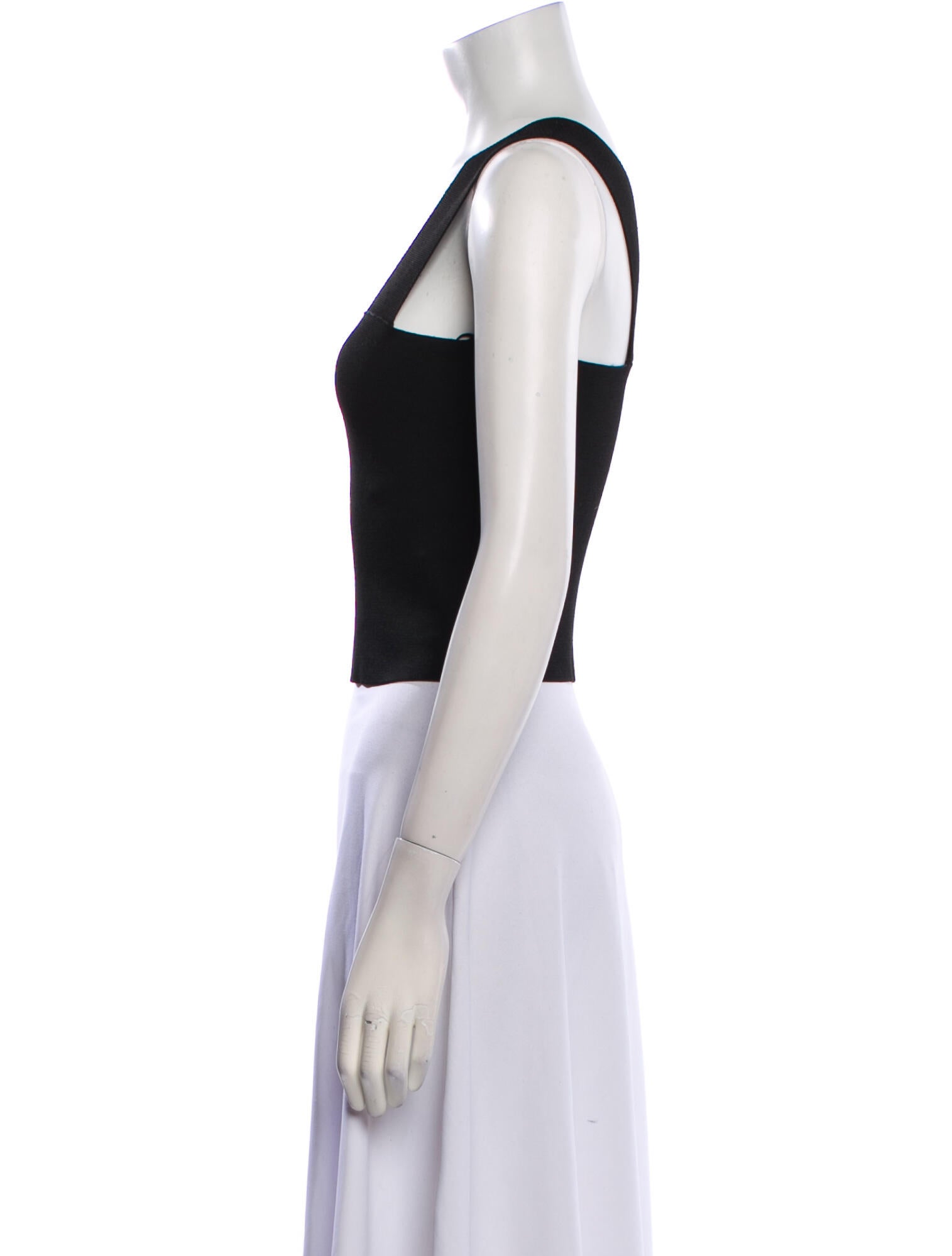 A.L.C. Square Neckline Sleeveless Crop Top