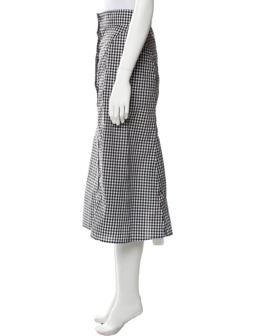 A.L.C. Plaid Print Midi Length Skirt