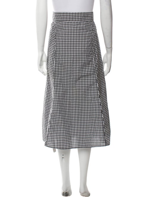 A.L.C. Plaid Print Midi Length Skirt