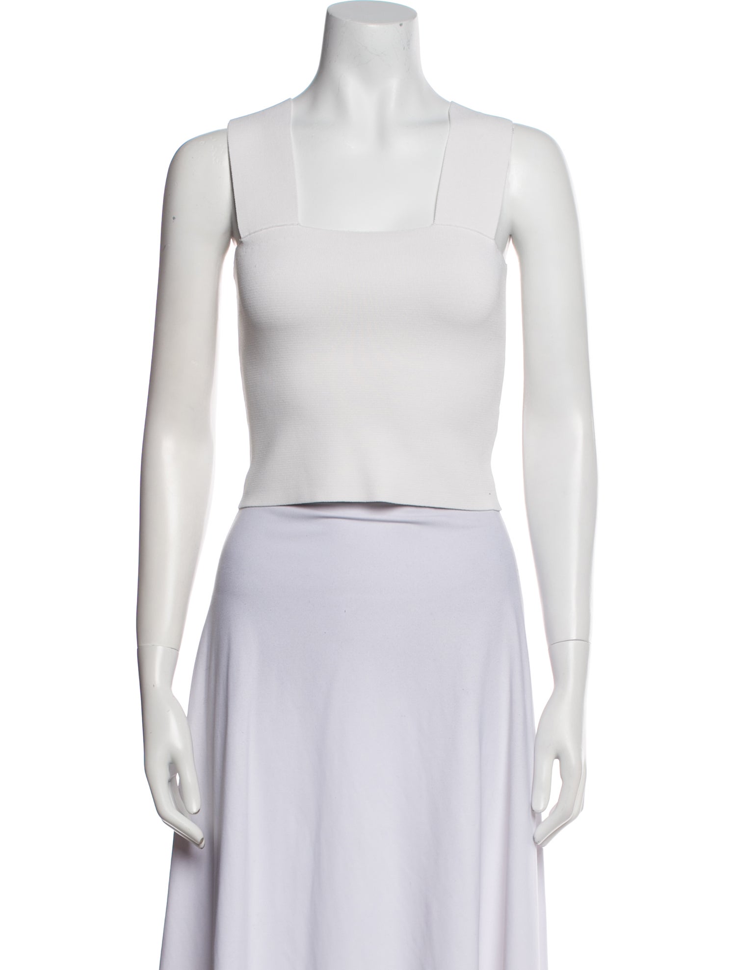 A.L.C. Square Neckline Sleeveless Crop Top