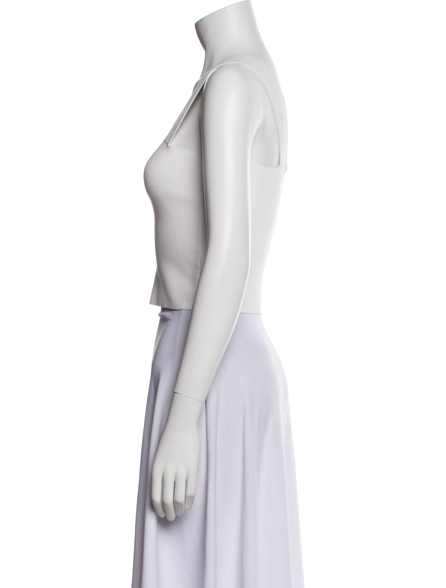 A.L.C. Square Neckline Sleeveless Crop Top