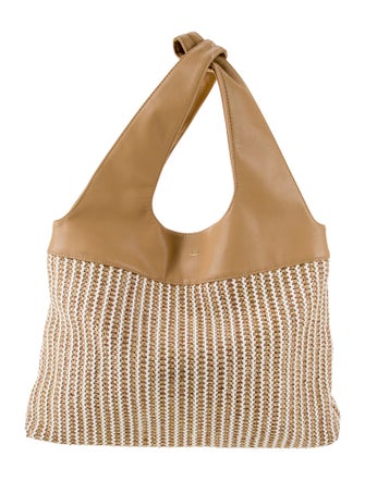 A.L.C. Raffia Top Handle Bag