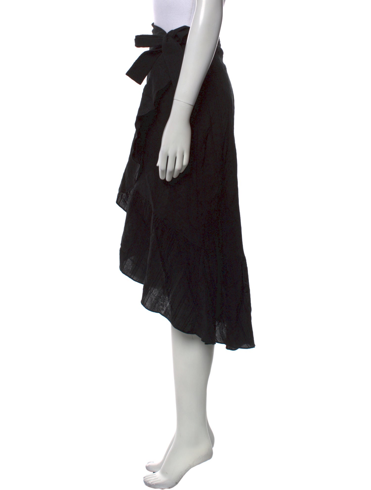 A.L.C. Ruffle Embellishment Midi Length Skirt