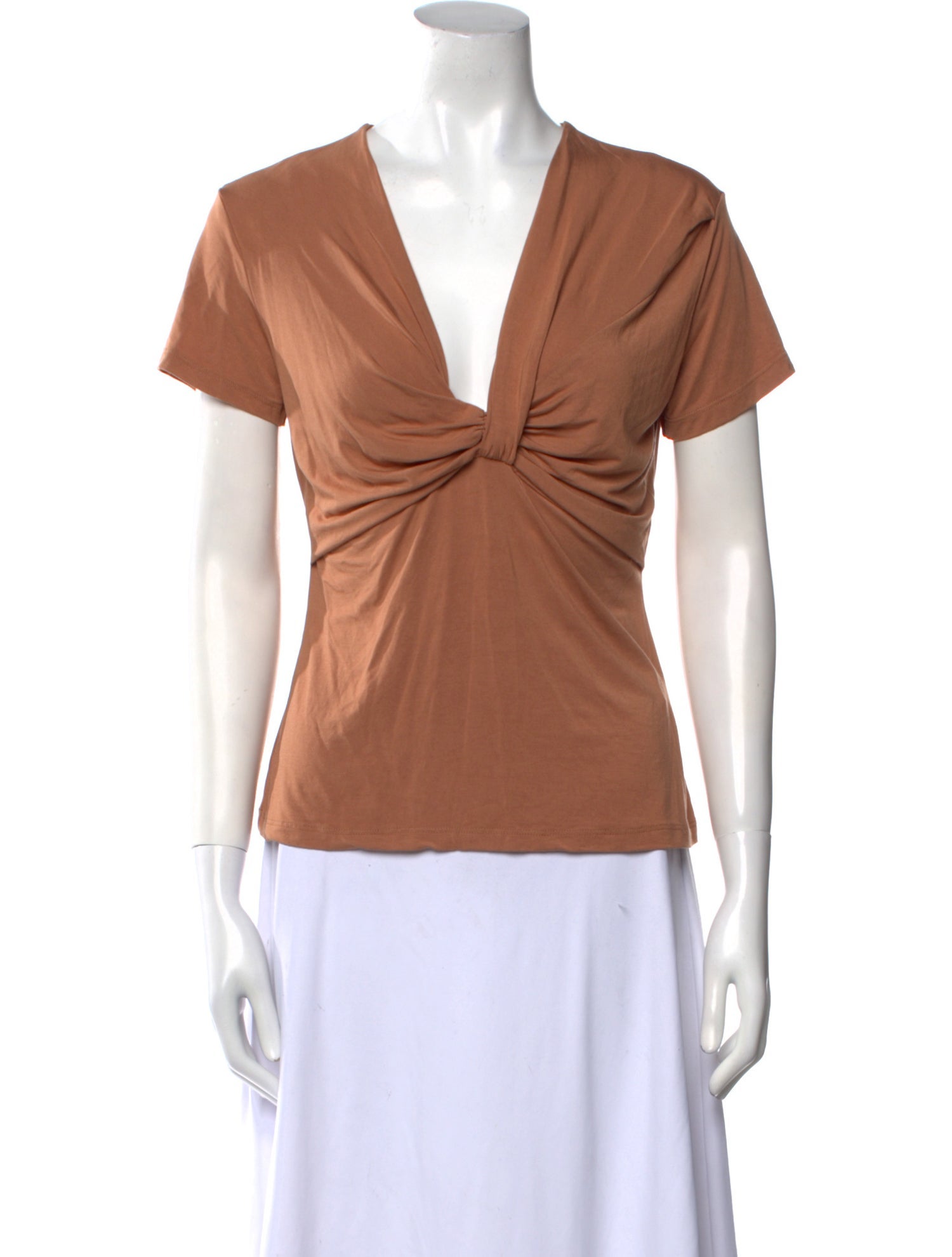 A.L.C. V-Neck Short Sleeve Top