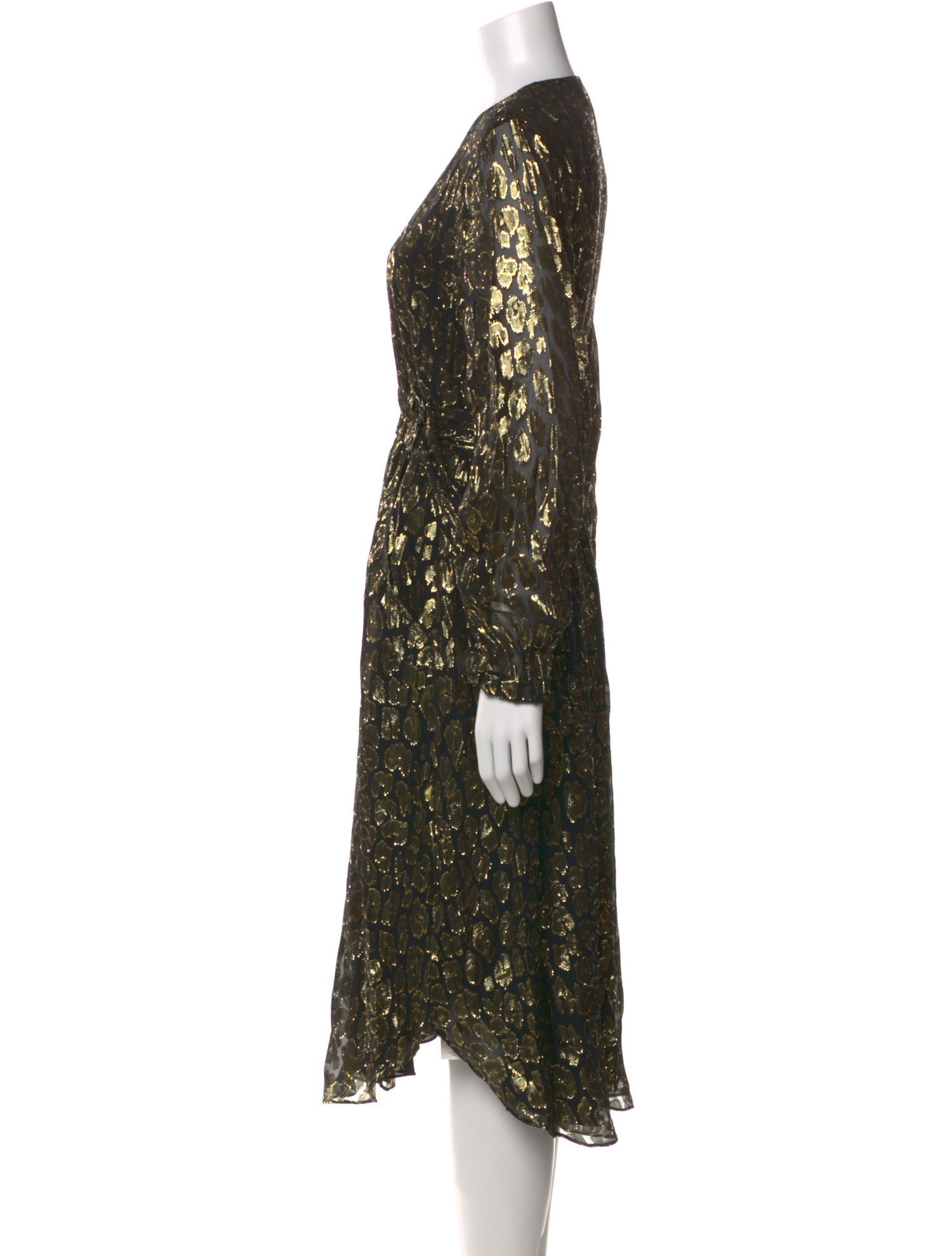 A.L.C. Silk Midi Length Dress